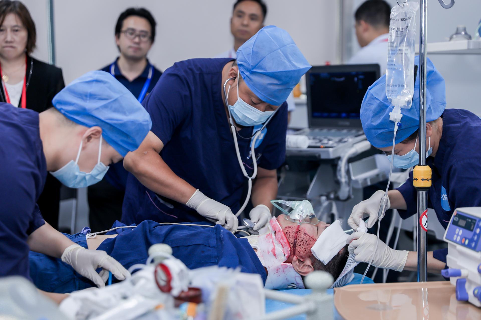 杭州医疗赛事活动摄影-浙江省省级职工职业技能竞赛,急诊创伤救治赛项总决赛【图片直播】-现场照片-8