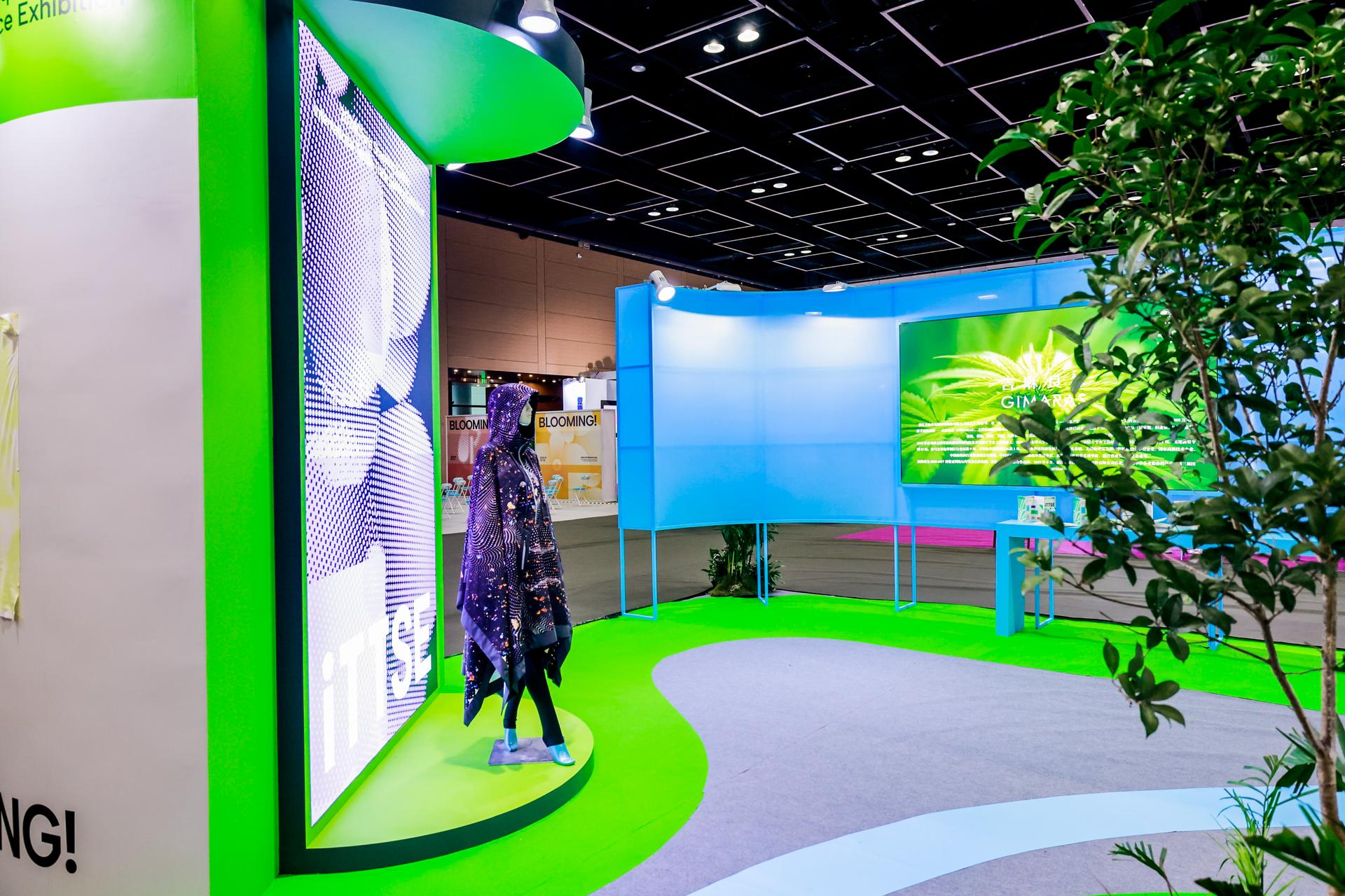 杭州美妆时尚展览展示摄影-2024 中国绍兴柯桥国际纺织贸易服务展览会【图片直播】-现场照片-8
