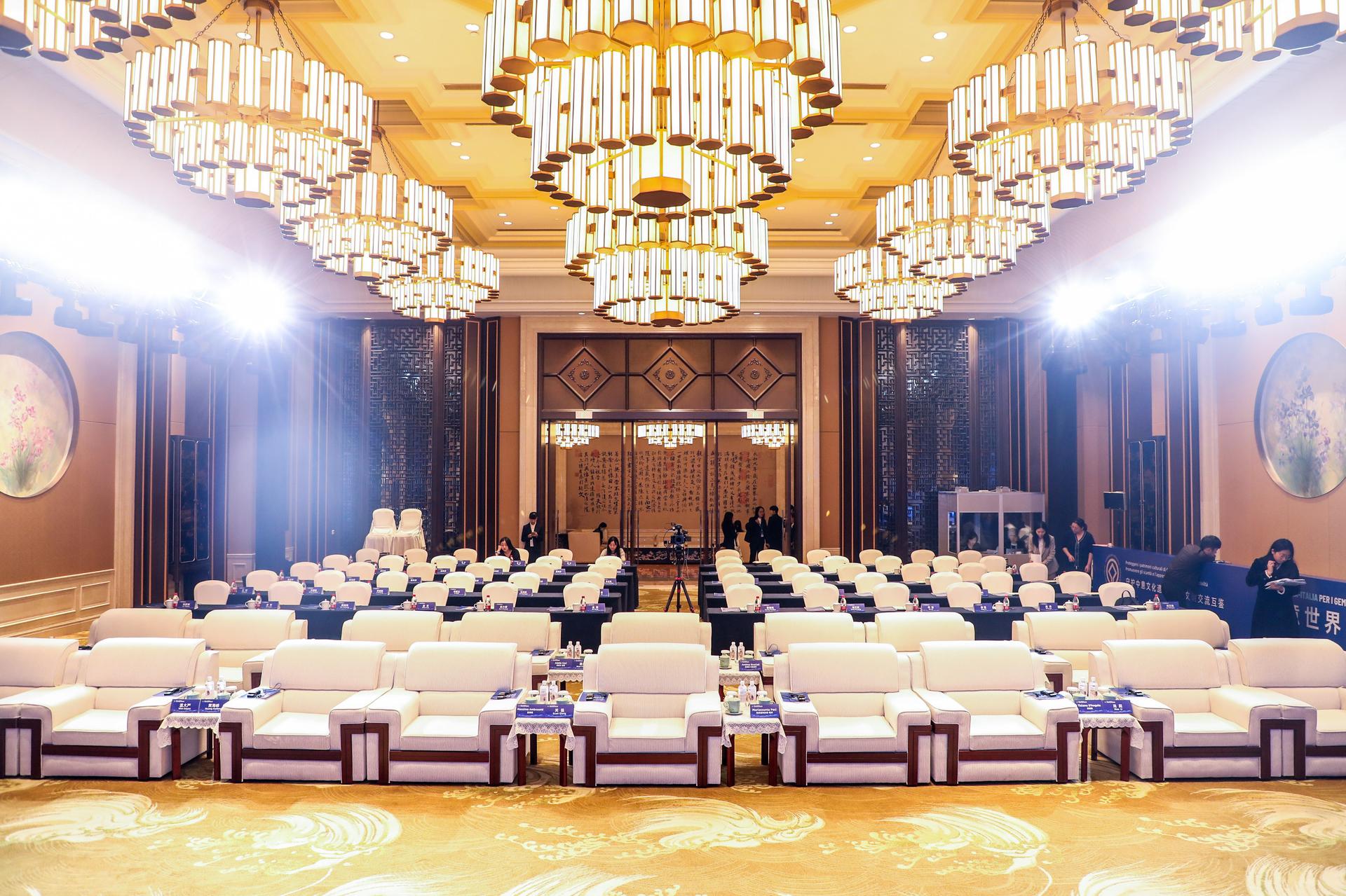 杭州文体会展论坛峰会摄影-中意世界文化遗产地结好论坛|图片直播-现场照片-9